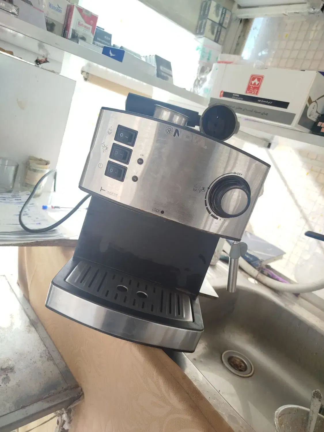 اسپرسو ساز  nova|سماور، چای‌ساز، قهوه‌ساز|ایلام, |دیوار