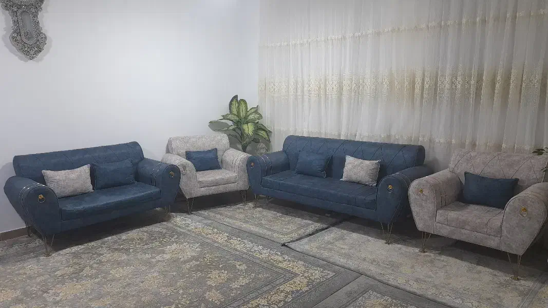 مبل ۷ نفره در حد نو|مبلمان خانگی و میز عسلی|روانسر, |دیوار