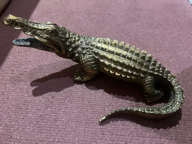 تمساح برنز وارداتی|کلکسیون اشیاء عتیقه|تهران, دانشگاه شریف|دیوار