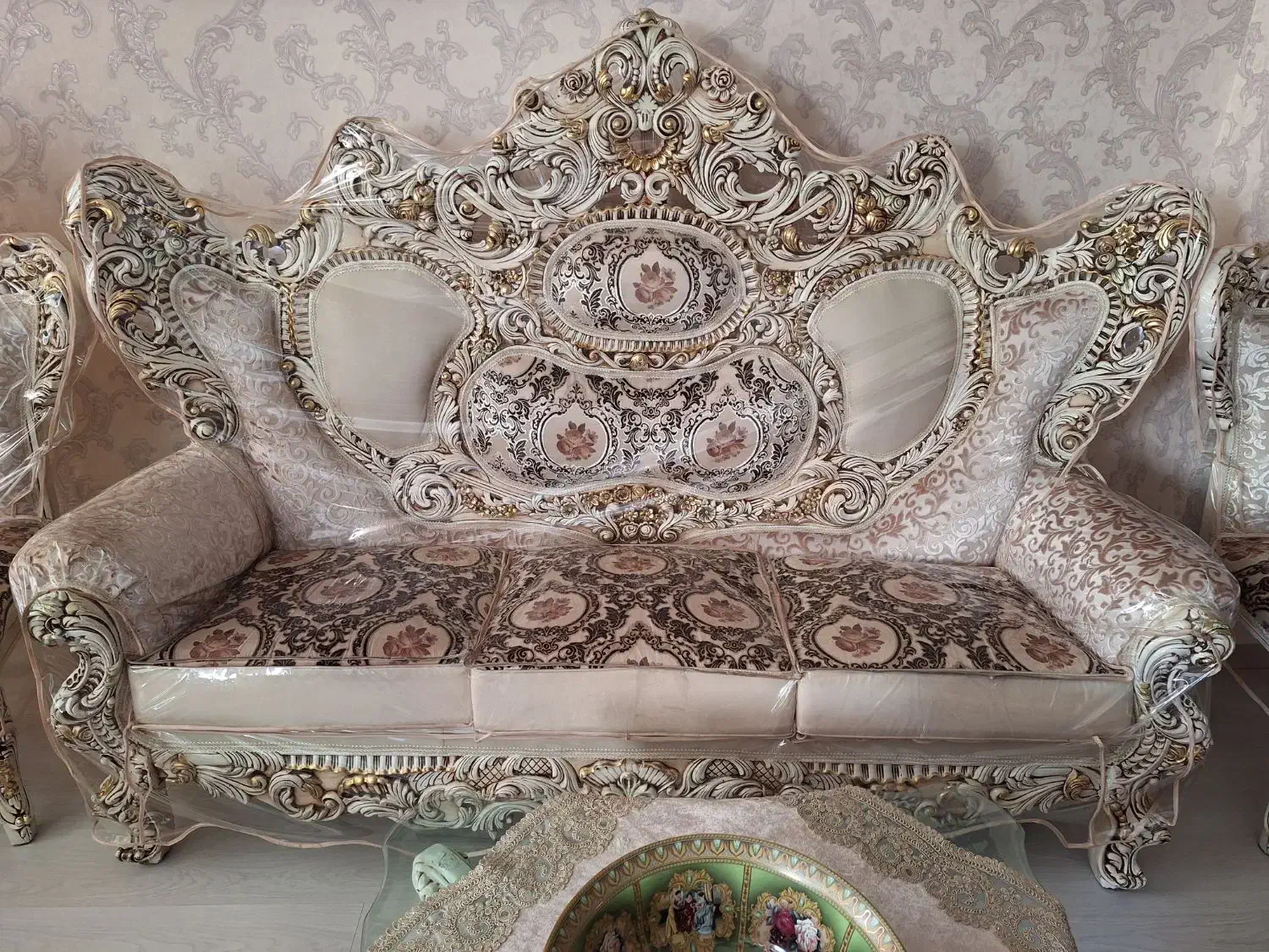 مبل سلطنتی ۹ نفره|مبلمان خانگی و میز عسلی|اردبیل, |دیوار