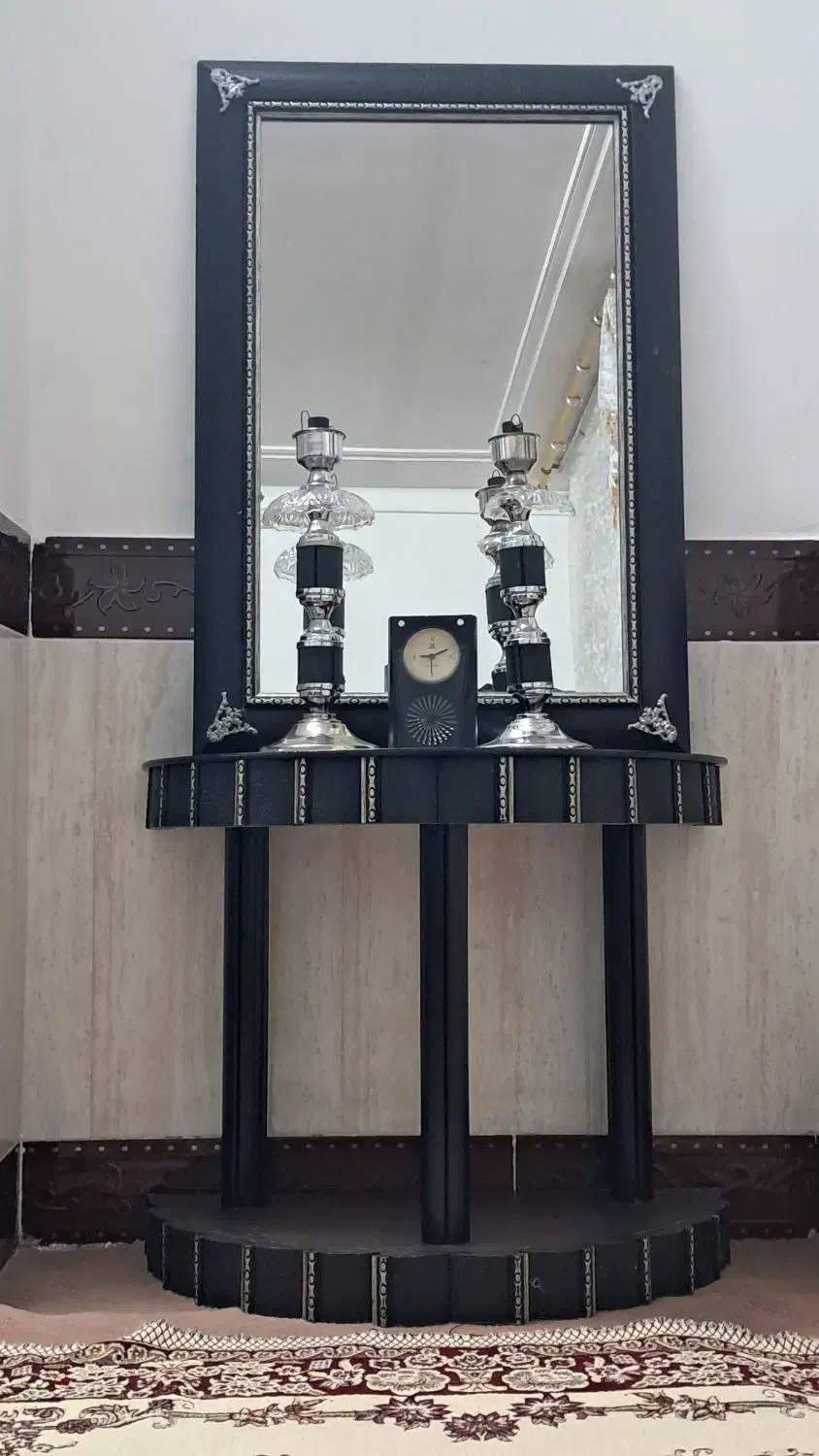 آیینه و شمعدان|صنایع دستی و سایر لوازم تزئینی|بروجرد, |دیوار