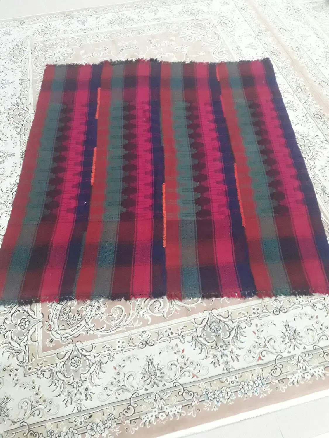 جاجیم تمیزوسالم|گلیم، جاجیم، گبه|ایلام, |دیوار