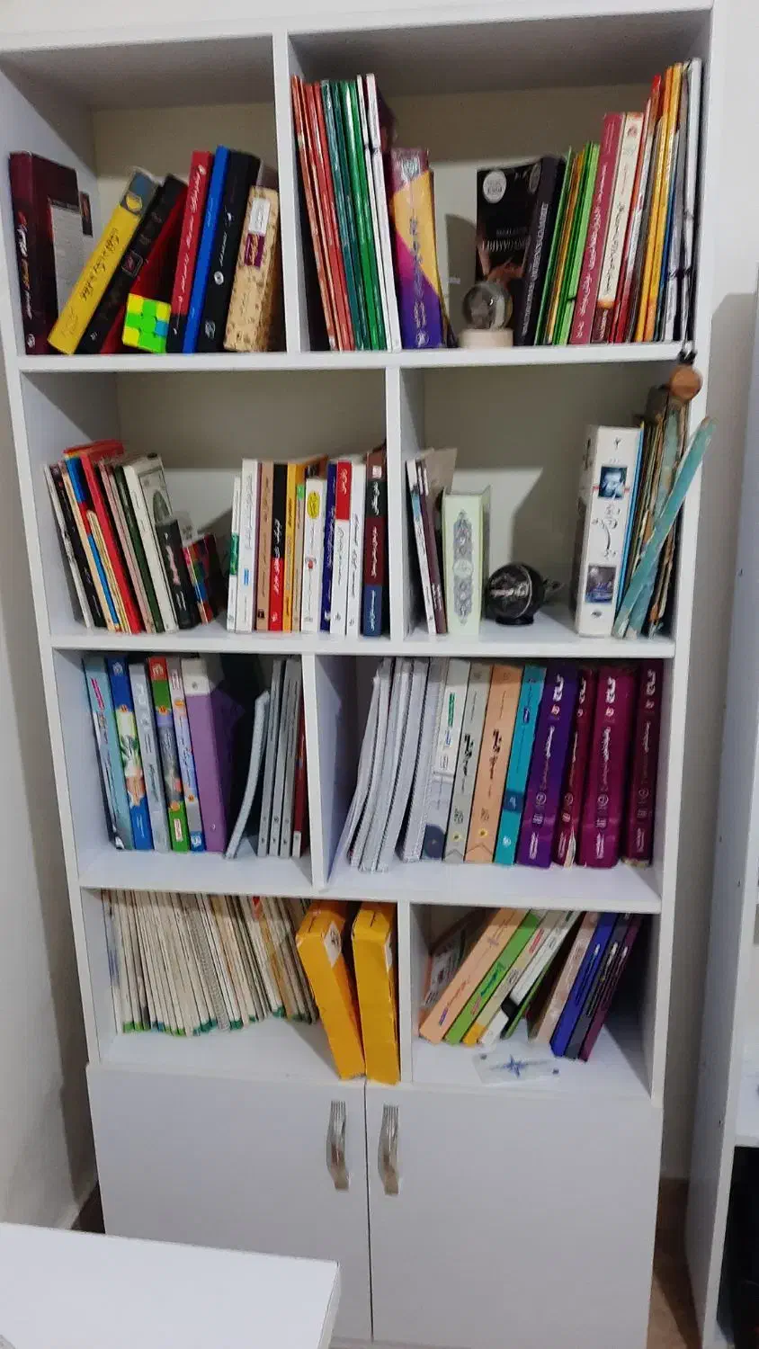 کتابخانه|کتابخانه، شلف، قفسه‌های دیواری|نوشهر, |دیوار
