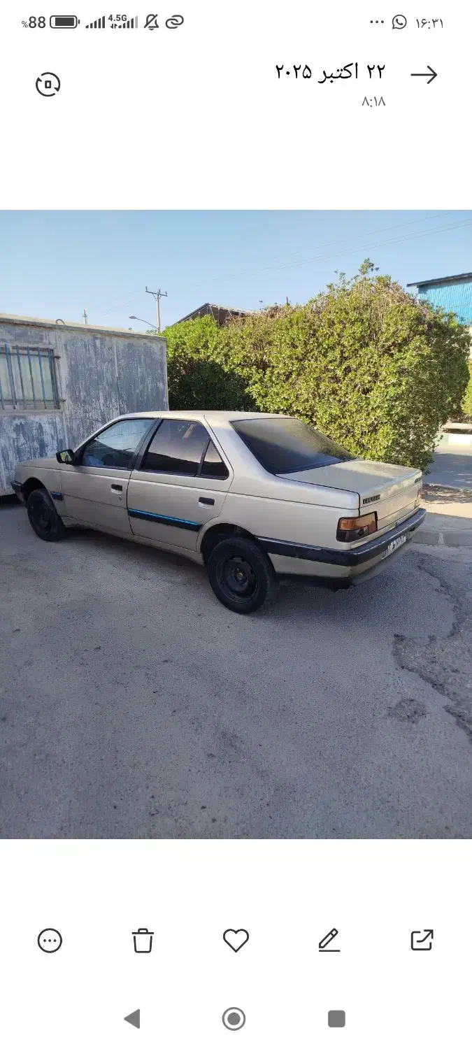 ماشین سواری پژو 405|خودرو سواری و وانت|بندر ماهشهر, |دیوار