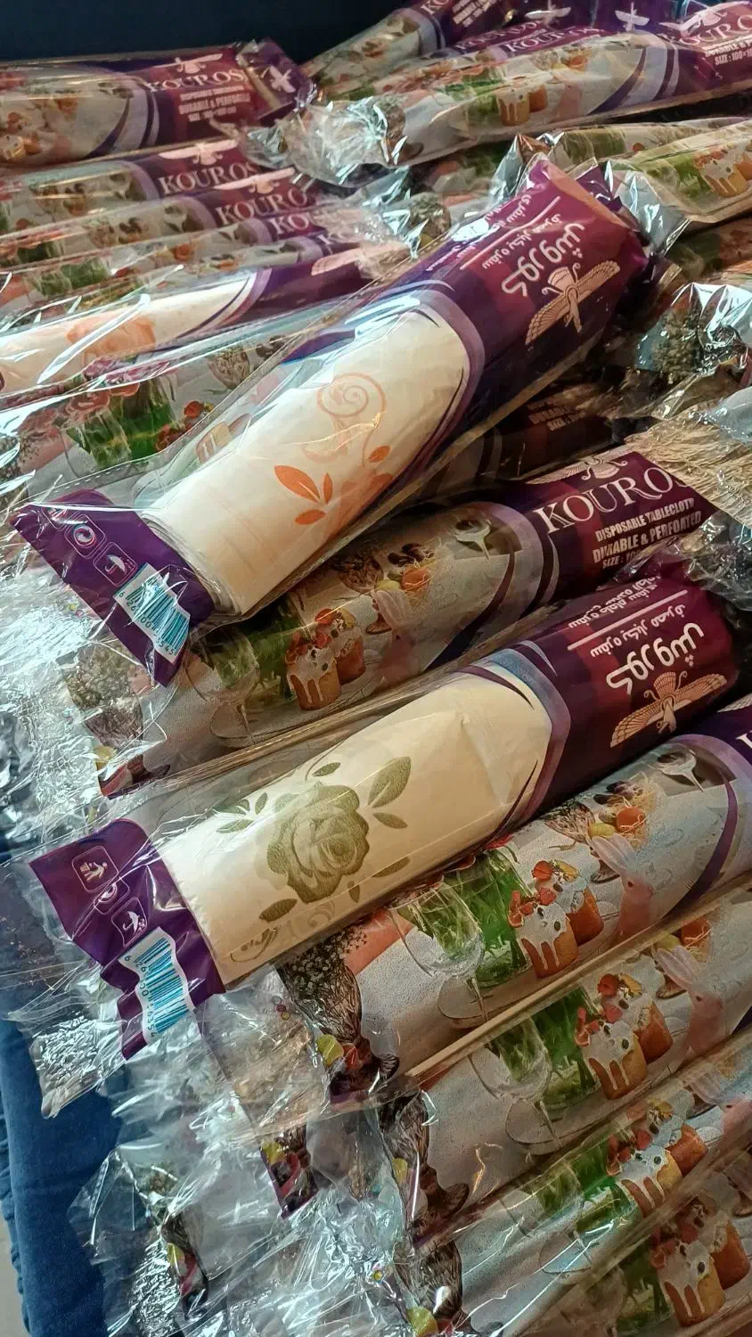 سفره یکبار مصرف|ظروف نگهدارنده، پلاستیکی، یکبارمصرف|ماسال, |دیوار