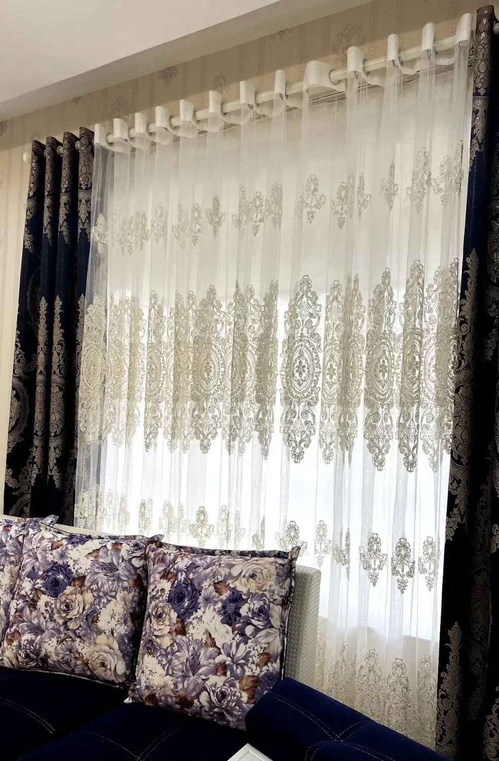 پرده پذیرایی و راهرو|پرده، رانر، رومیزی|خمام, |دیوار