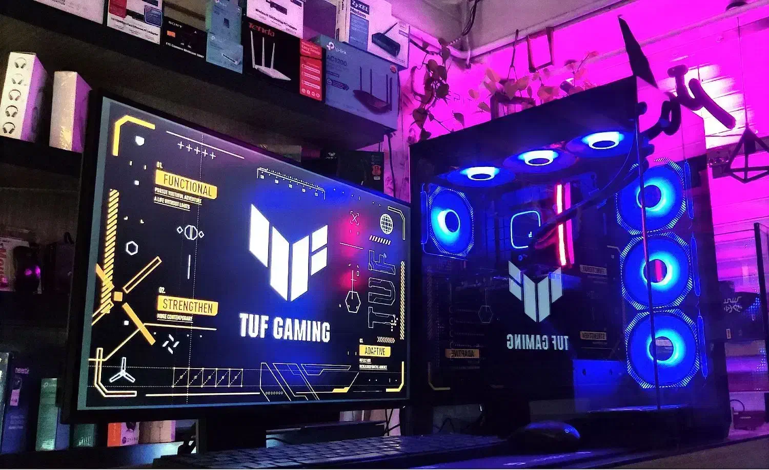 کیس نسل ۱۴ تاف گیمینگ|رایانه رومیزی|تهران, آذربایجان|دیوار