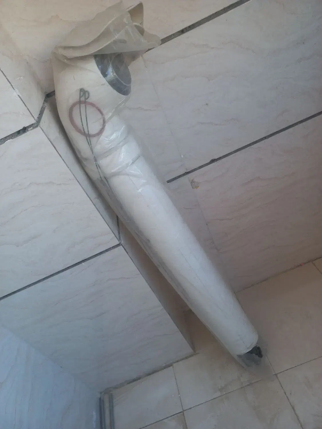 دودکش پکیج مدل ال نونو بدون استفاده|آبگرمکن، پکیج، شوفاژ|فولادشهر, C7|دیوار