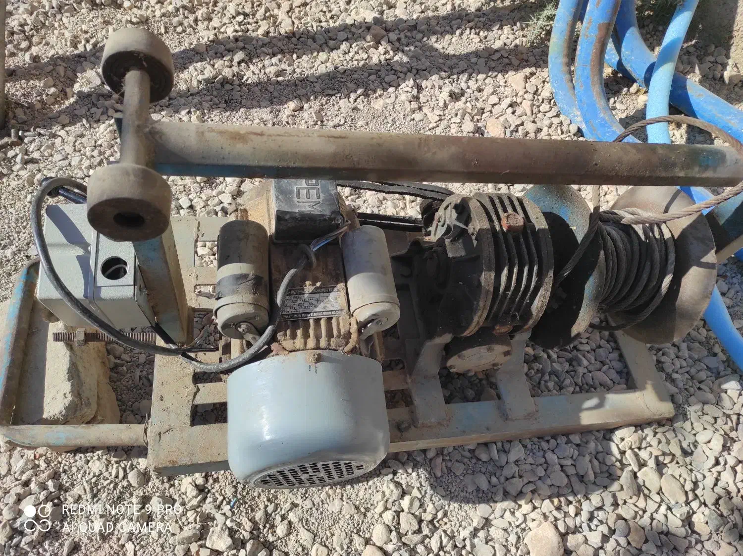 بالابر تک فاز با ریل و چهاپایه.پاکت تکمیل کم کار|ماشین‌آلات صنعتی|یاسوج, |دیوار