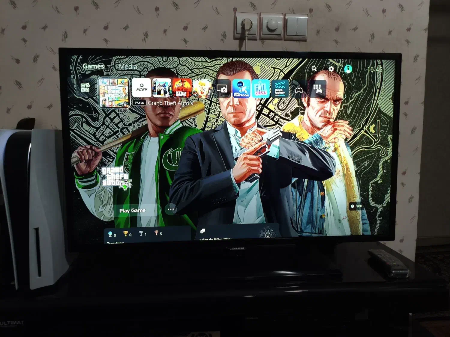 ps5 fat standard دو دسته|کنسول، بازی ویدئویی و آنلاین|اهواز, شهرک الهیه|دیوار