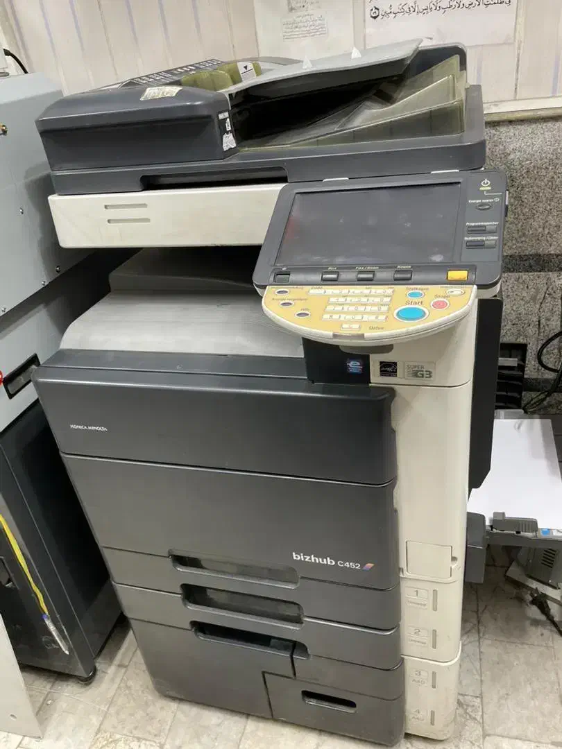 دستگاه کپی کونیکا 452 رنگی|پرینتر، اسکنر، کپی، فکس|قم, صفائیه|دیوار