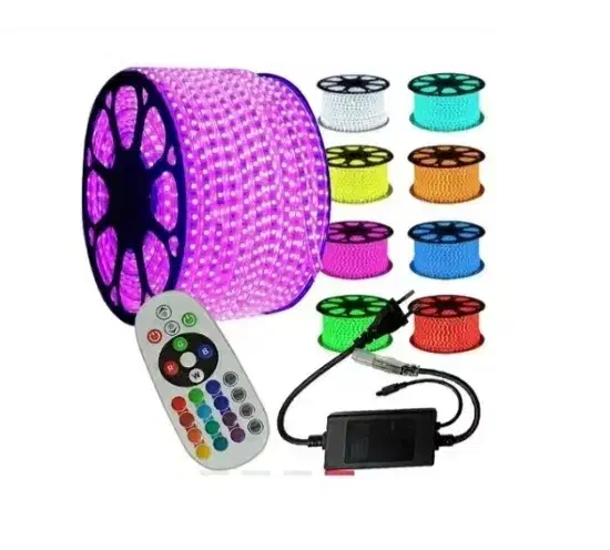 ریسه شلنگی RGB با رابط ریموت و کنترل|ریسه و چراغ تزئینی|نجفآباد, ویلاشهر|دیوار