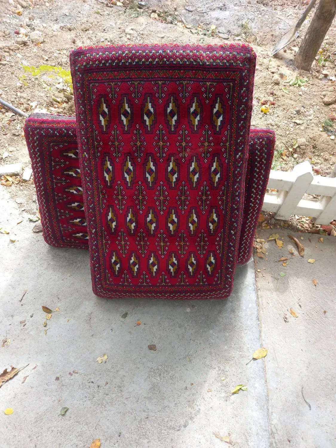 ۴عدد پشتی ترکمن از جنس پنبه|پشتی|سنندج, |دیوار