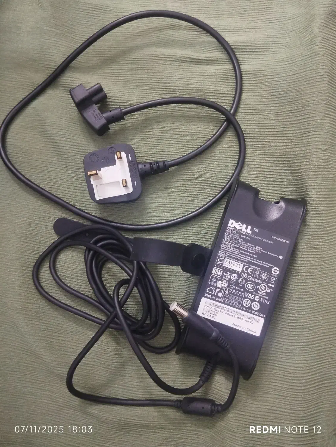 شارژر لب تاپ مدل DELL|قطعات و لوازم جانبی رایانه|تهران, شهرک رضویه|دیوار