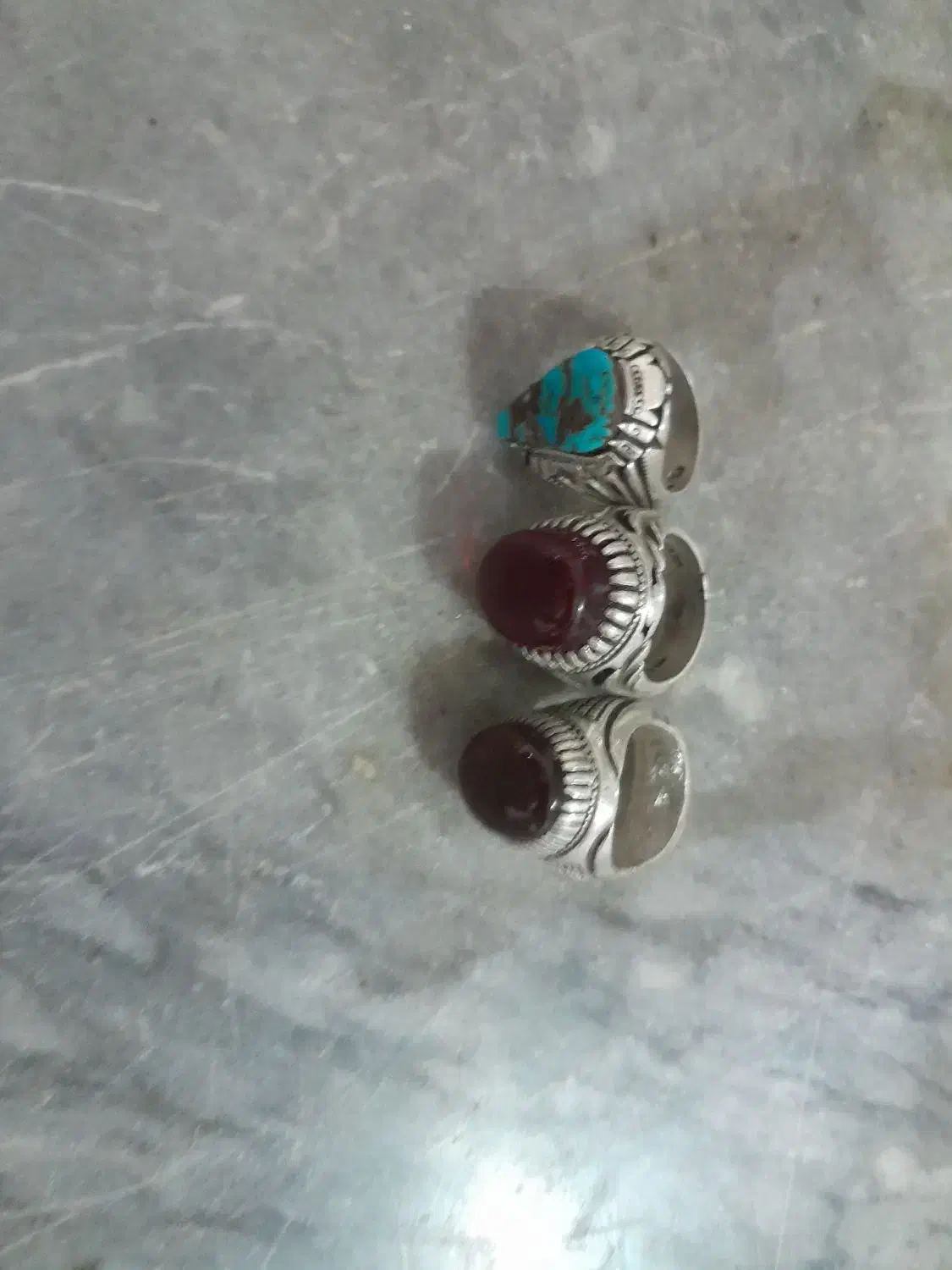 سه عدد انگشتر خوشکل|جواهرات|قمرود, |دیوار