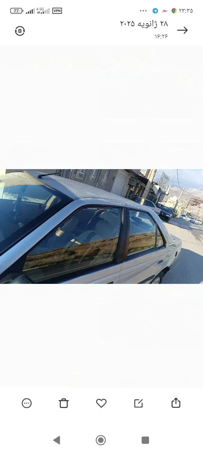 پژو 405 دوگانه کارخانه|خودرو سواری و وانت|جوانرود, |دیوار