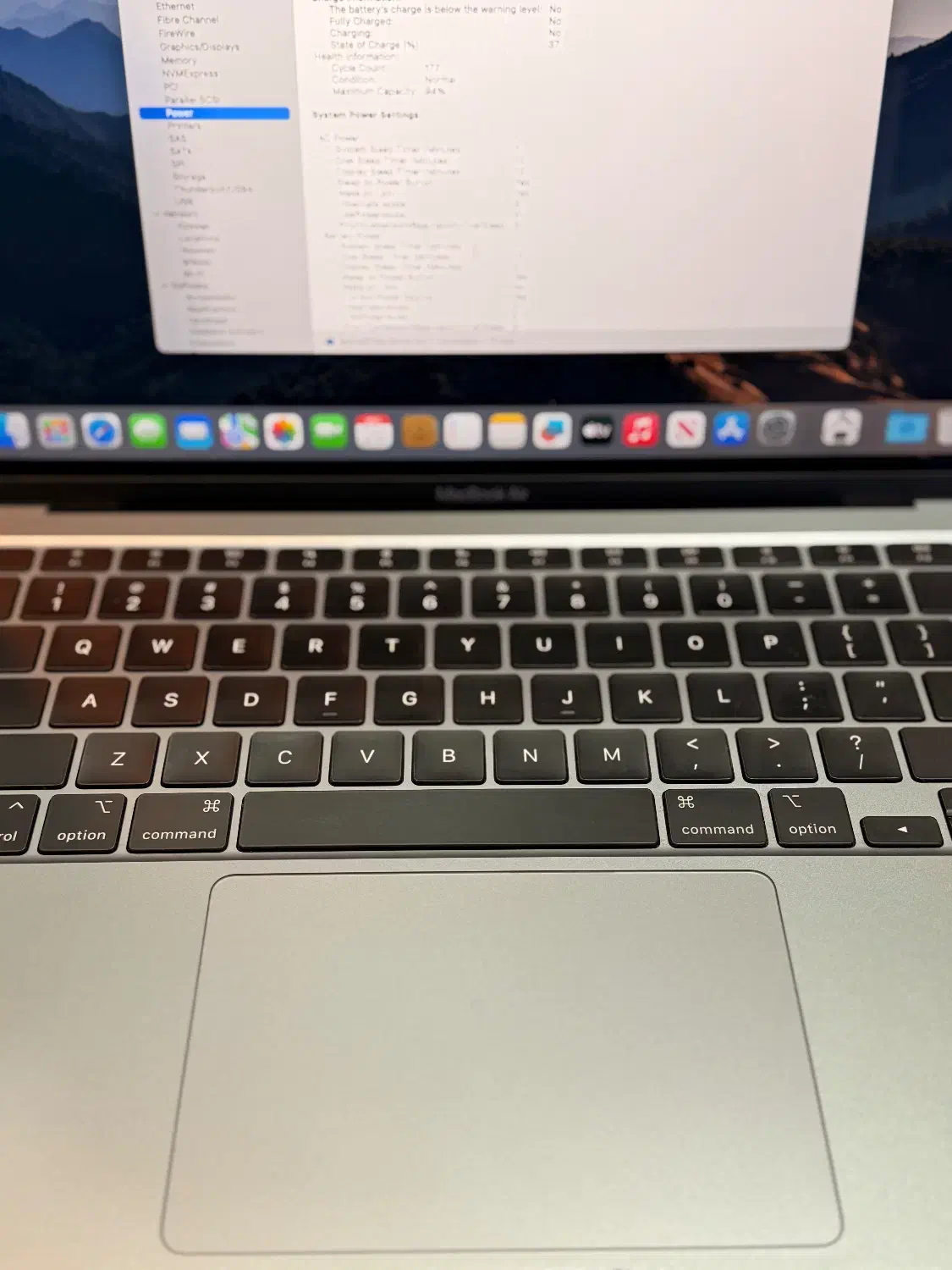 Macbook Air M1 256 battery 94%|رایانه همراه|تهران, میرداماد|دیوار