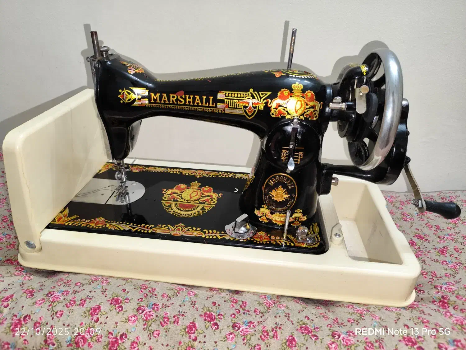 فروش توافقی چرخ خیاطی مارشال که واسه جهیزیه‌ام بود|کلکسیون اشیاء عتیقه|گرگان, |دیوار