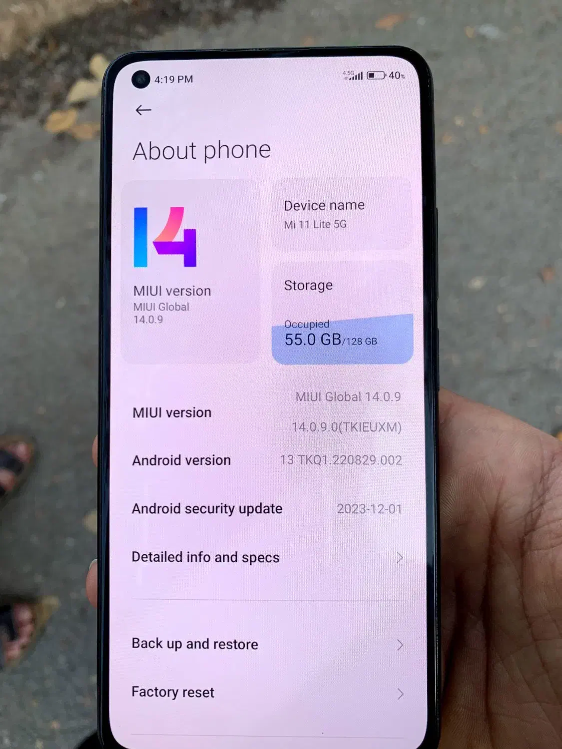 گوشی mi11 lite 5g|موبایل|جوانرود, |دیوار