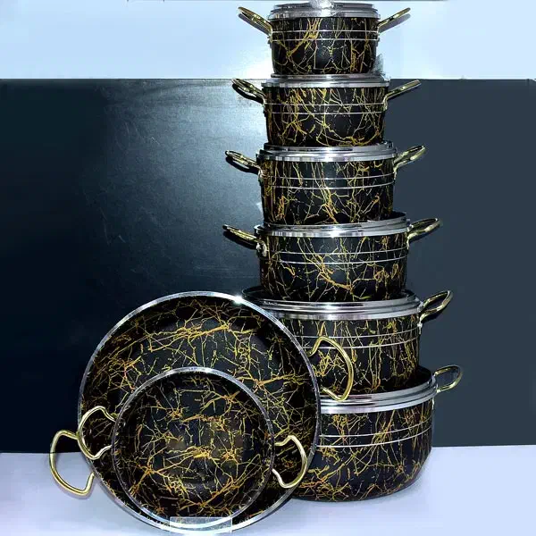 قابلمه ۱۴پارچه سنگی ارسال رایگان اردبیل|ظروف پخت‌وپز|اردبیل, |دیوار