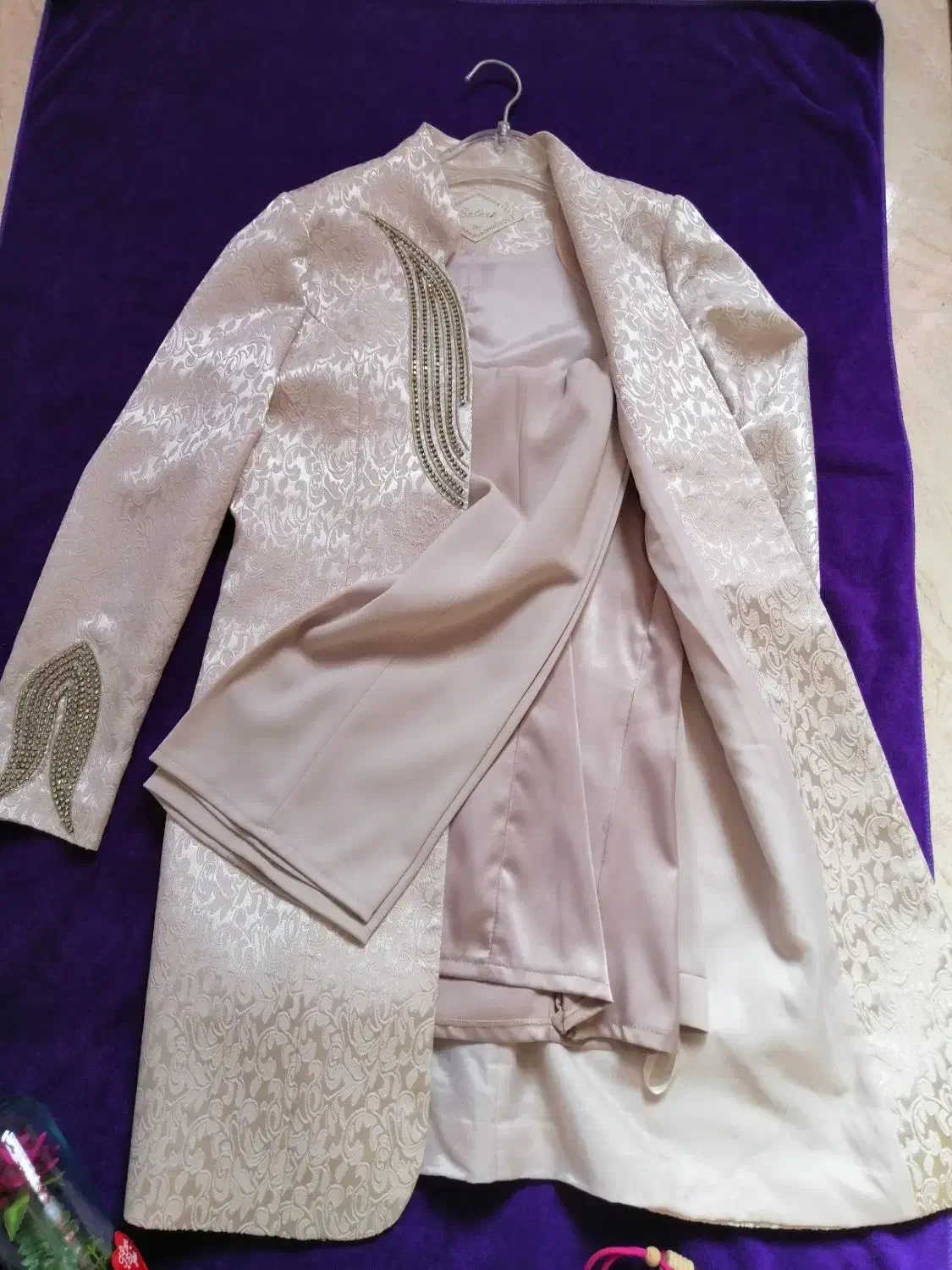 کت شلوار مجلسی ومانتو مجلسی وبافت سه تیکه|لباس|مشکین‌دشت, |دیوار