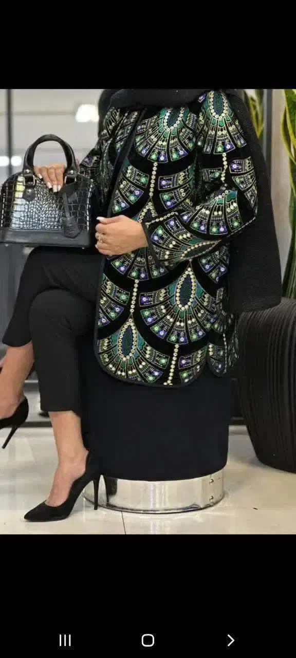 لباس مجلسی و مانتو مجلسی  کت مخمل سوزن|لباس|مشهد, الهیه|دیوار