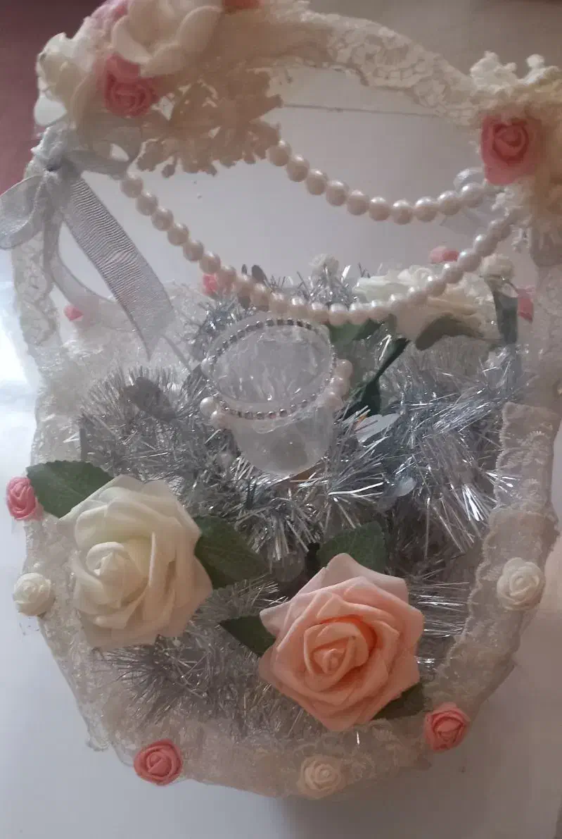 سبد حنا عروس|گل مصنوعی|اردبیل, |دیوار