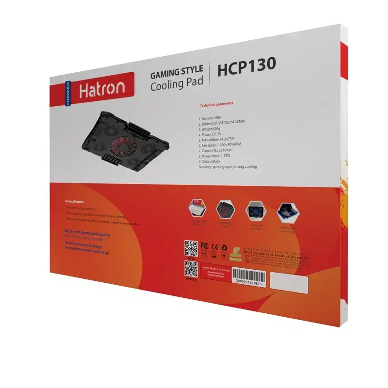 فن خنک کننده لپ تاپ / پایه خنک کننده هترون|قطعات و لوازم جانبی رایانه|دهدشت, |دیوار