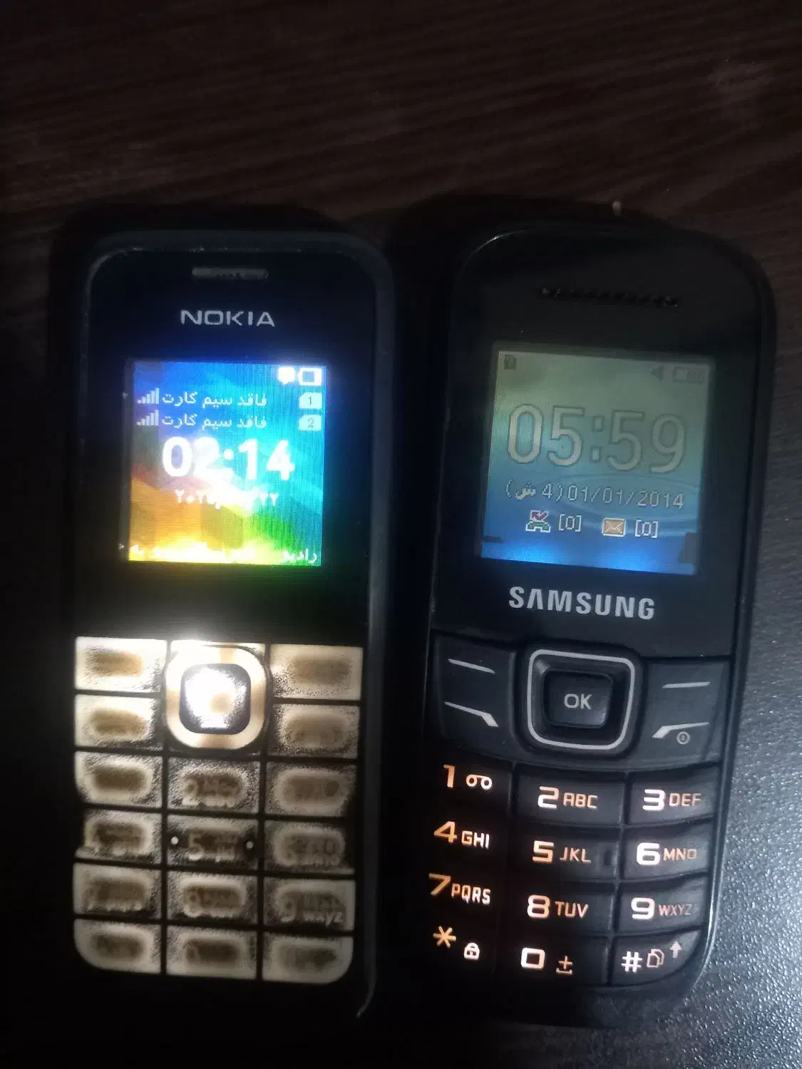 دوعدد گوشی ساده سالم|موبایل|خمینی‌شهر, |دیوار