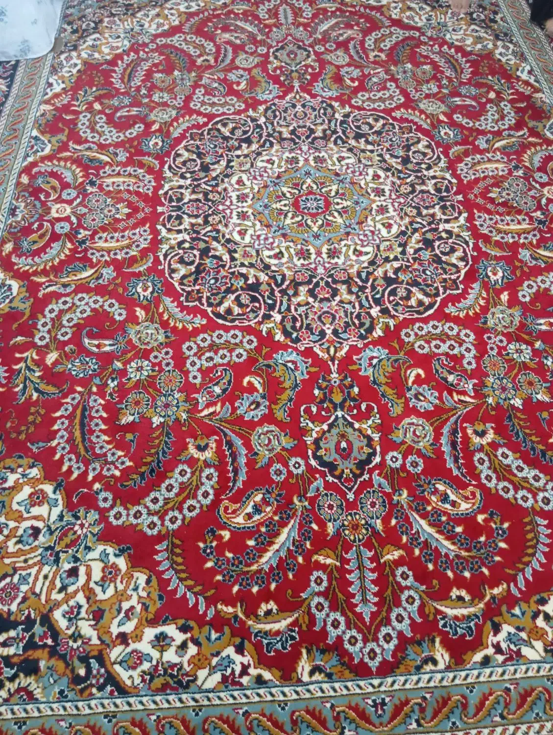 فرش ۱۲ متری|فرش|قائن, |دیوار