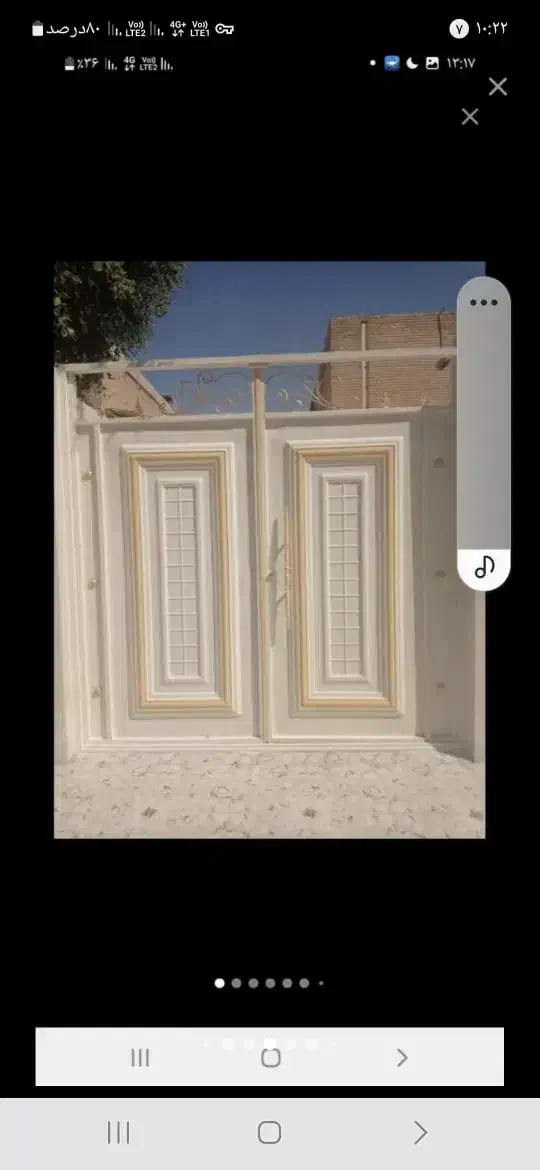 درب حیاط دولنگه سه لنگه موجود هست|مصالح و تجهیزات ساختمان|اهواز, شریعتی جنوبی|دیوار