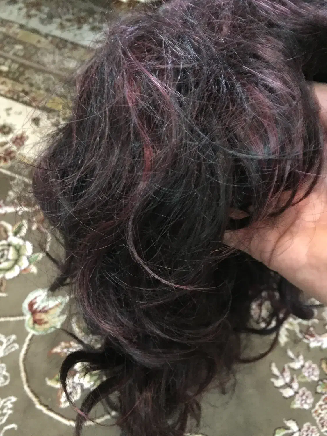 کلاه گیس ژاپنی شرابی|آرایشی، بهداشتی، درمانی|تهران, بریانک|دیوار