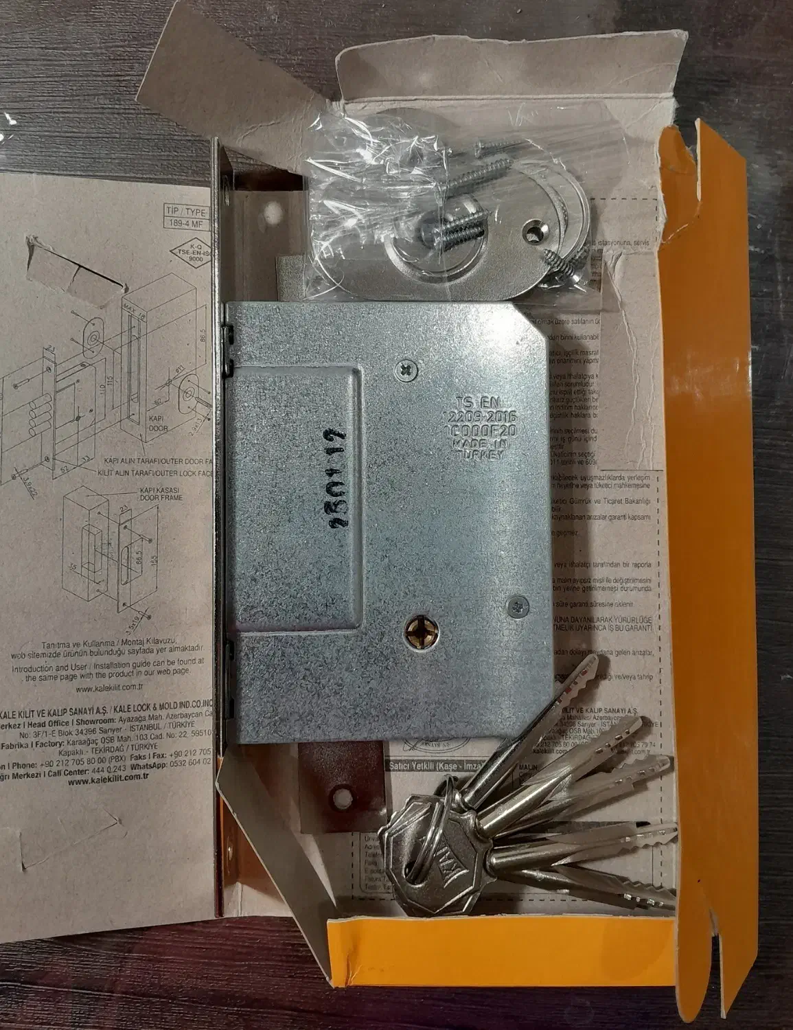 قفل چهار میله کاله کلید مدل 189-4MF|ابزارآلات|تهران, تهرانپارس جنوبی|دیوار