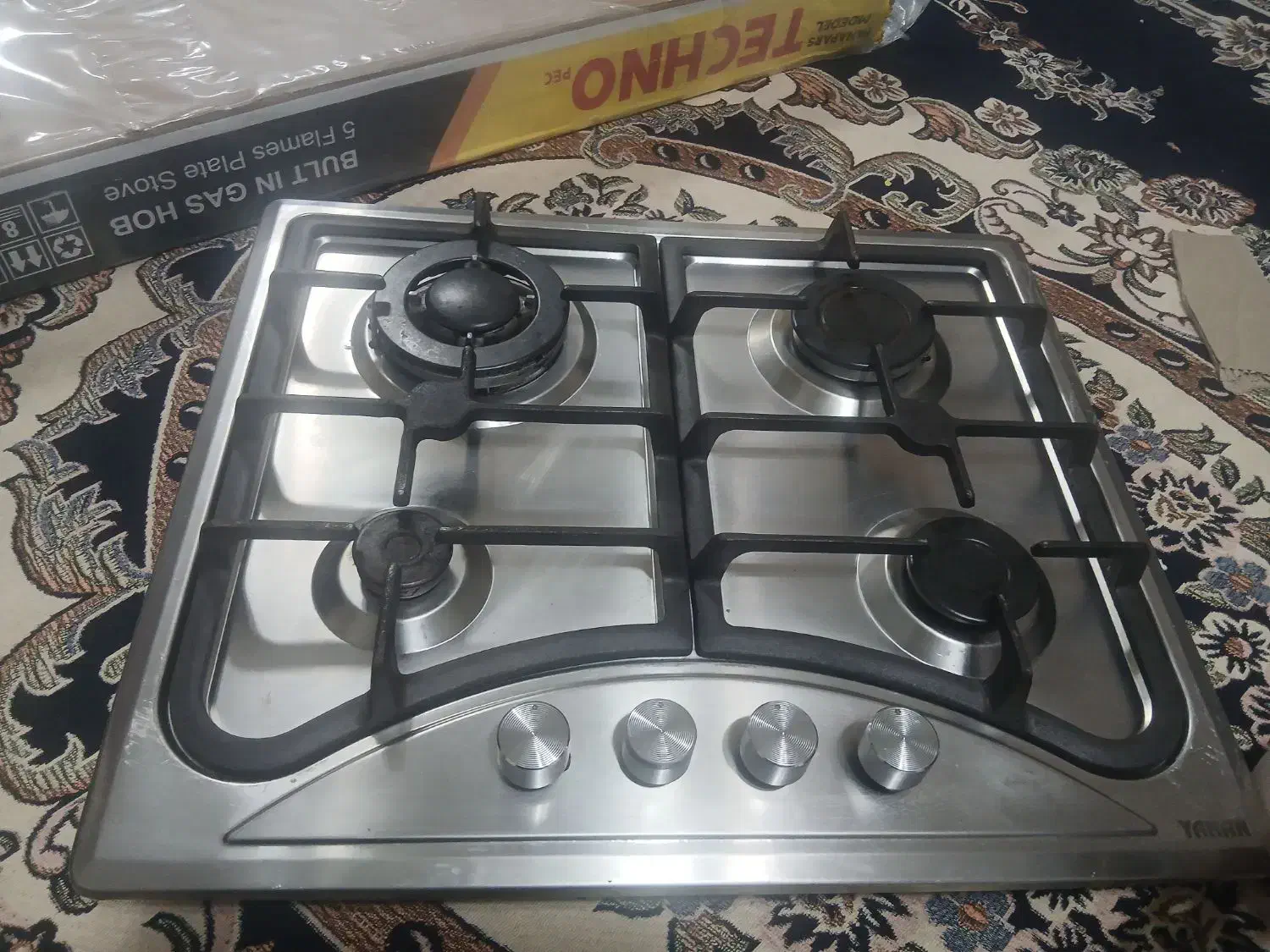 گاز رومیزی 4 شعله|اجاق گاز و لوازم برقی پخت‌وپز|شفت, |دیوار