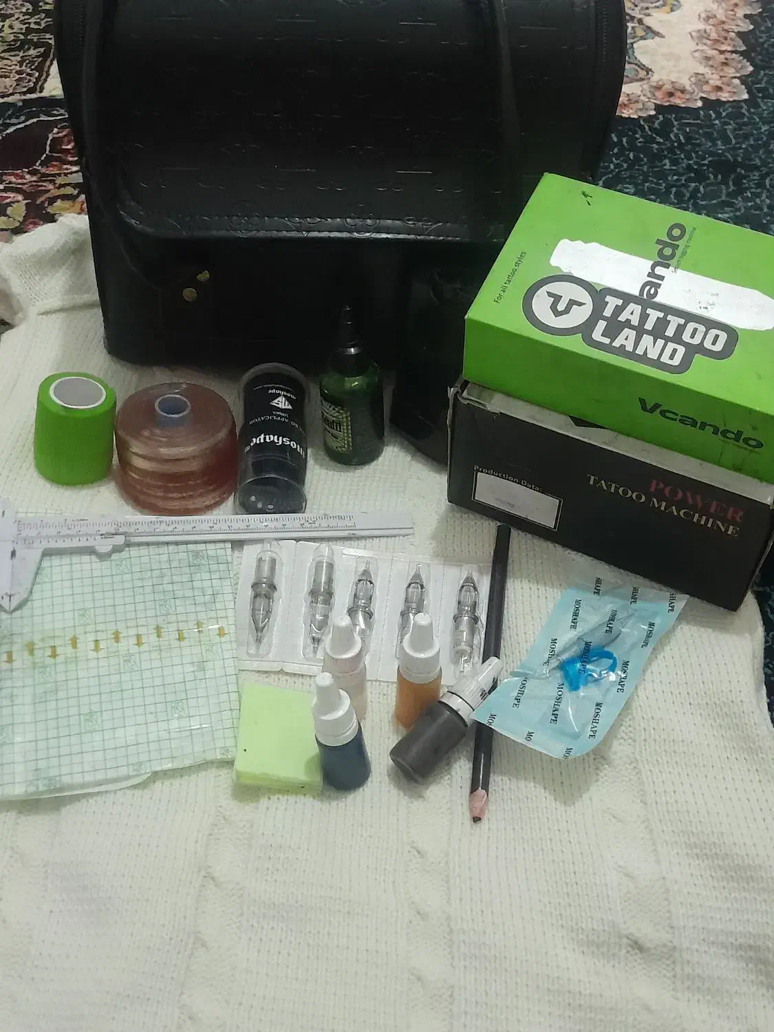 وسایل تتو صفر تا صد صورت و بدن|آرایشی، بهداشتی، درمانی|تربتحیدریه, کاشانی|دیوار