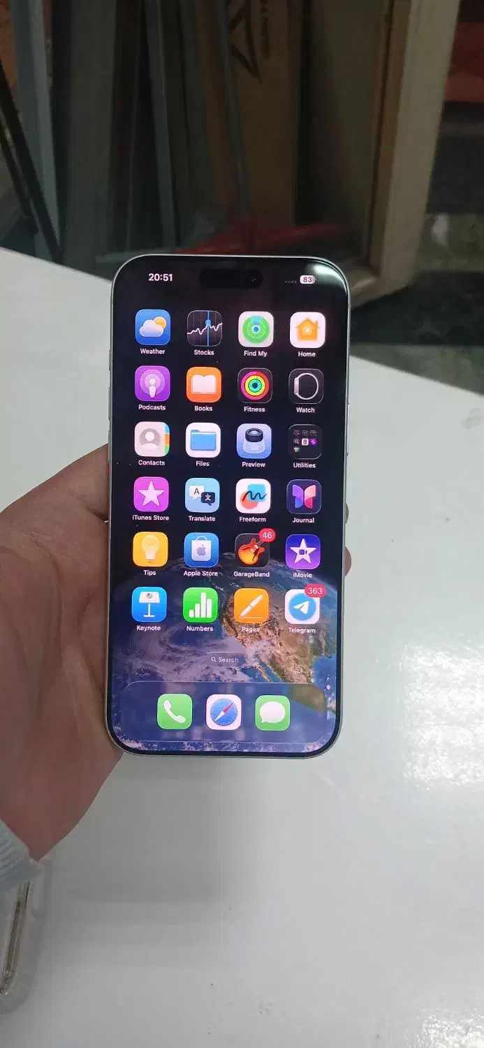 ایفون ۱۷ پرومکس سیلور|موبایل|نسیمشهر, |دیوار