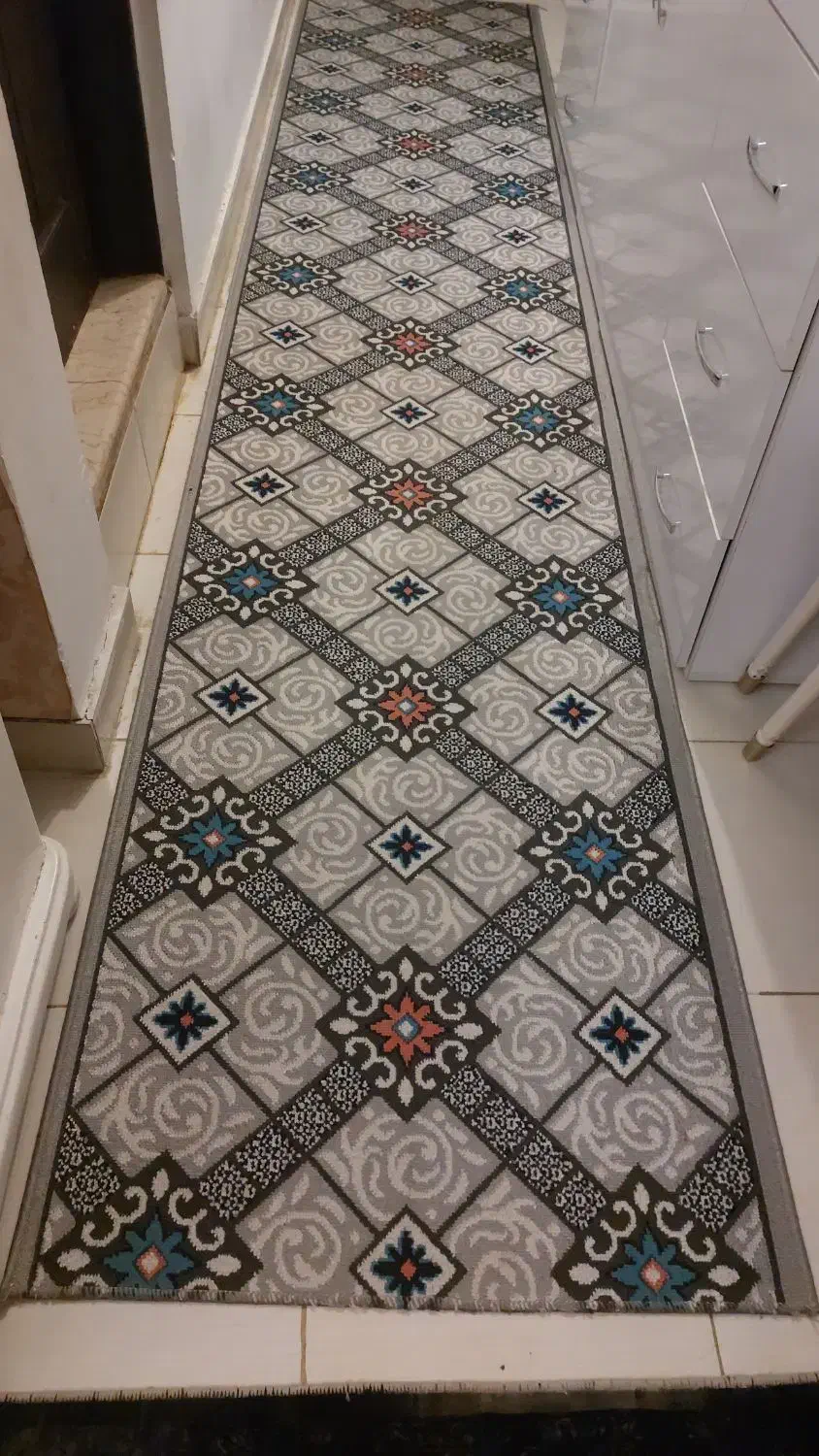 گلیم فرش راهروی|گلیم، جاجیم، گبه|رشت, سعدی (تختی)|دیوار