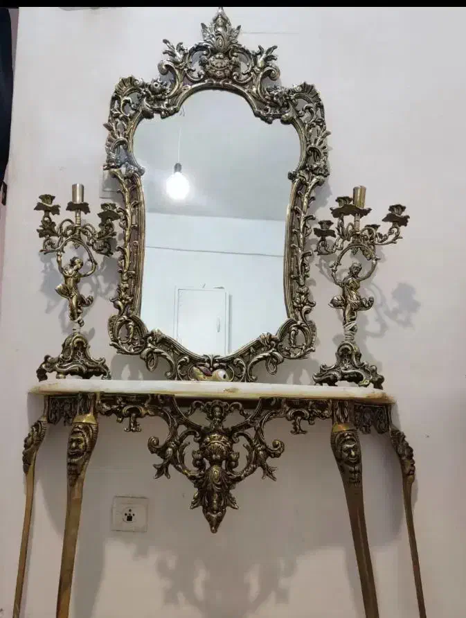 آینه شمعدان و میز|مبلمان خانگی و میز عسلی|ارومیه, |دیوار