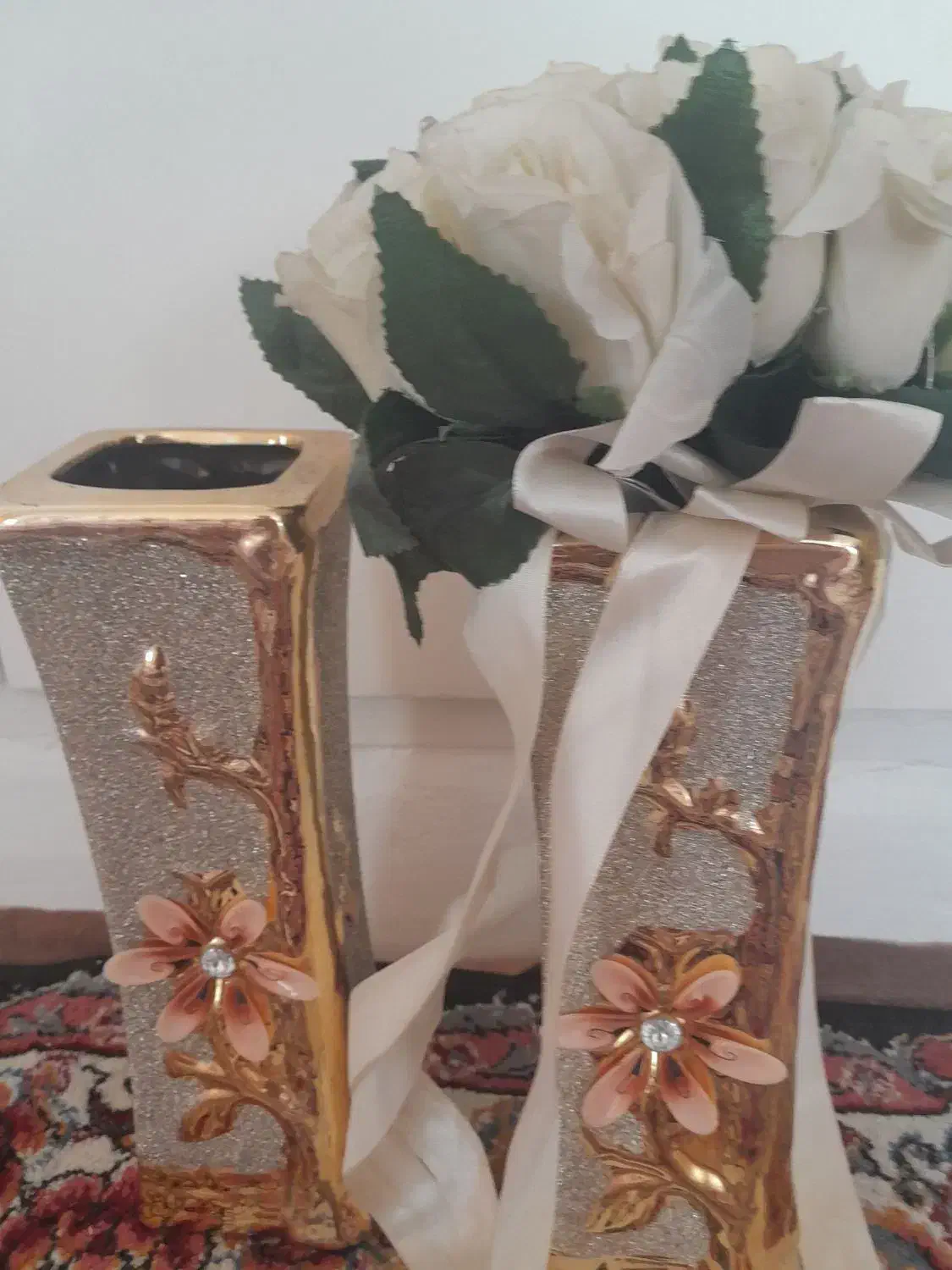 دوتا نمکدان جا آبلیموی سس خوری وجاشکری دوتا گلدان|ظروف سرو و پذیرایی|تهران, زمزم|دیوار