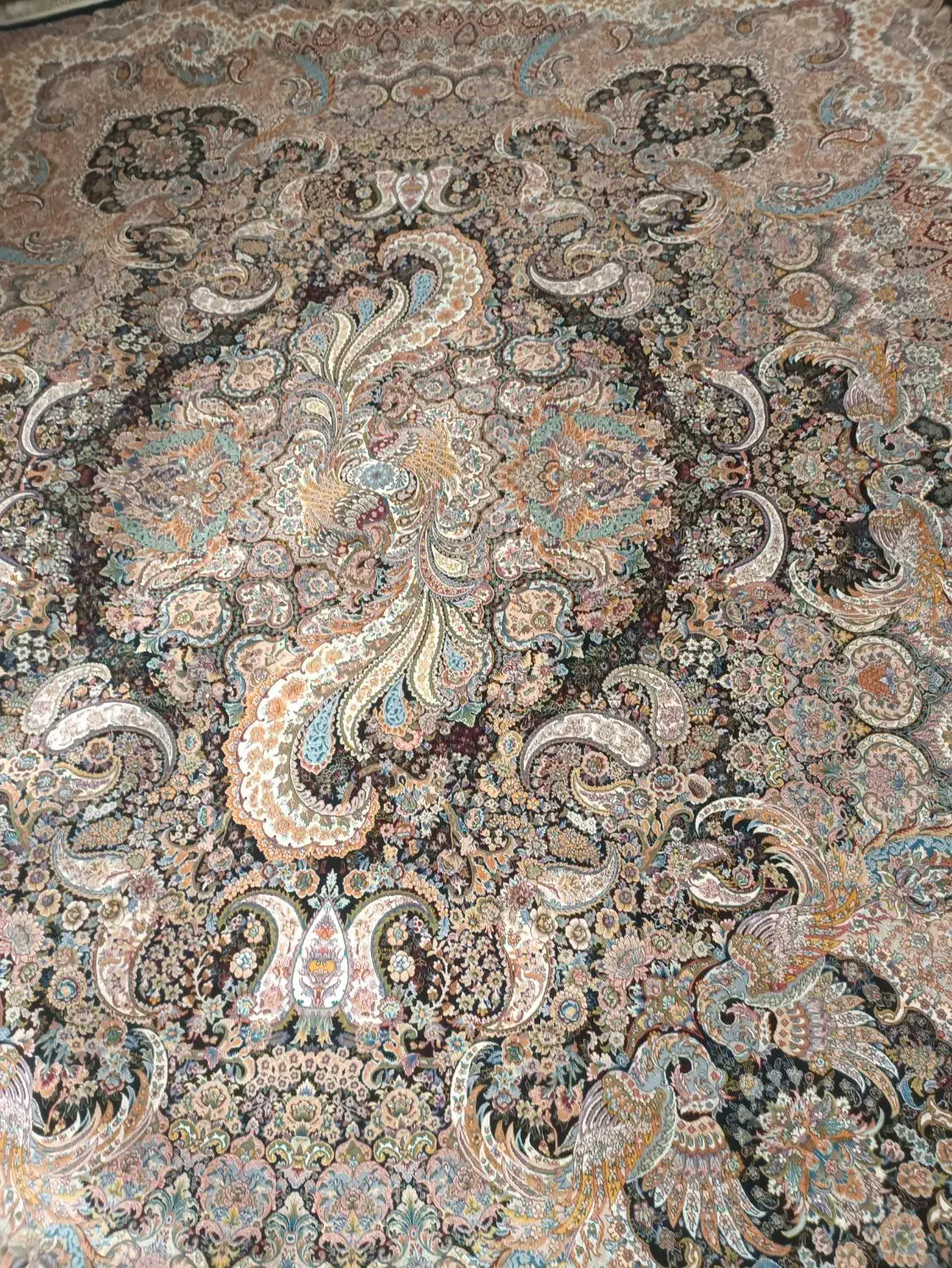 قالی طرح سیمرغ 1000شانه|فرش|زاغه, |دیوار