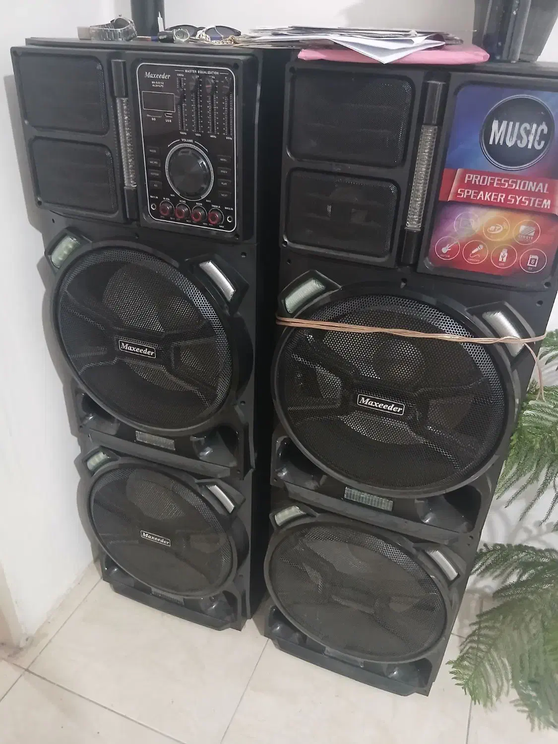 اسپیکر باشگاهی|سیستم صوتی خانگی|اندیشه, اندیشه فاز ۱|دیوار