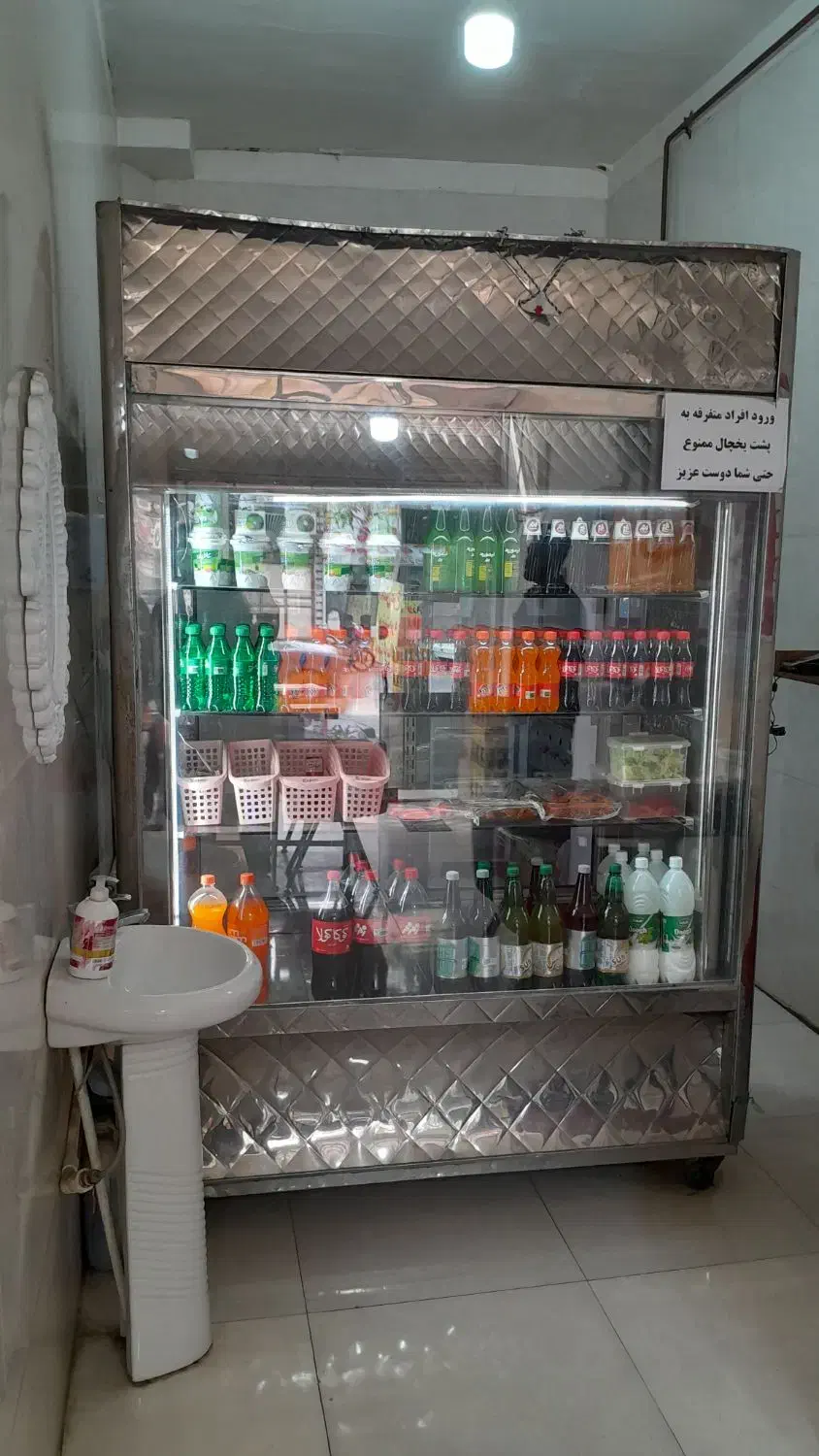 یخچال تمام استیل و فر سانویچی|کافیشاپ و رستوران|بجنورد, |دیوار