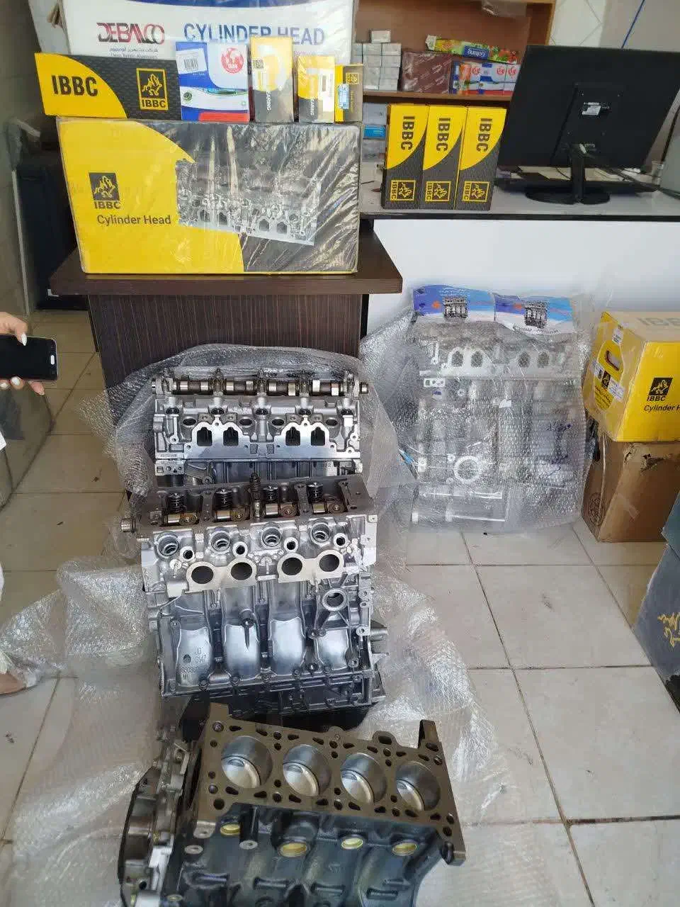 موتور کامل پژو 405 نیم موتور سمند بلوک سیلندر پارس|قطعات یدکی و لوازم جانبی|شیراز, دروازه اصفهان|دیوار