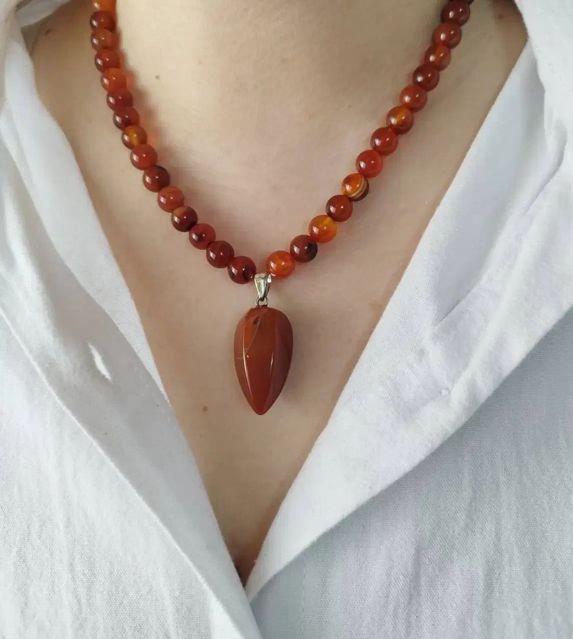 آویز سنگی عقیق|جواهرات|تهران, شمس‌آباد|دیوار