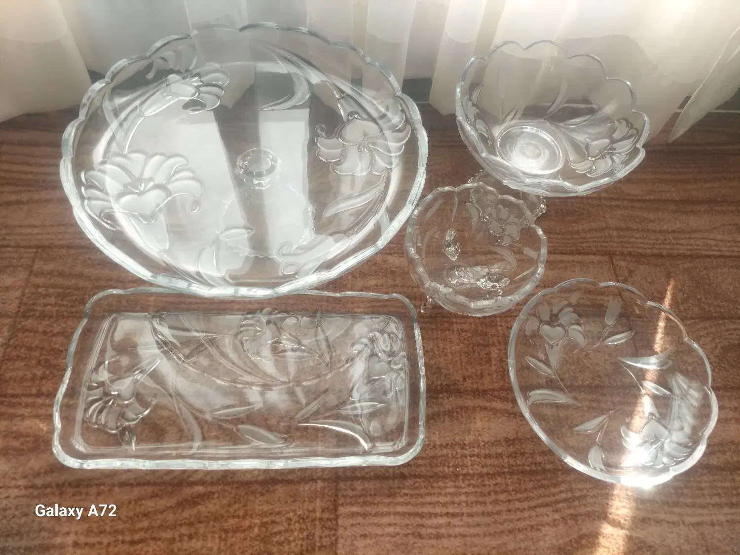 کریستال ۵ تکه در حد نو|ظروف سرو و پذیرایی|تهران, سلسبیل جنوبی|دیوار