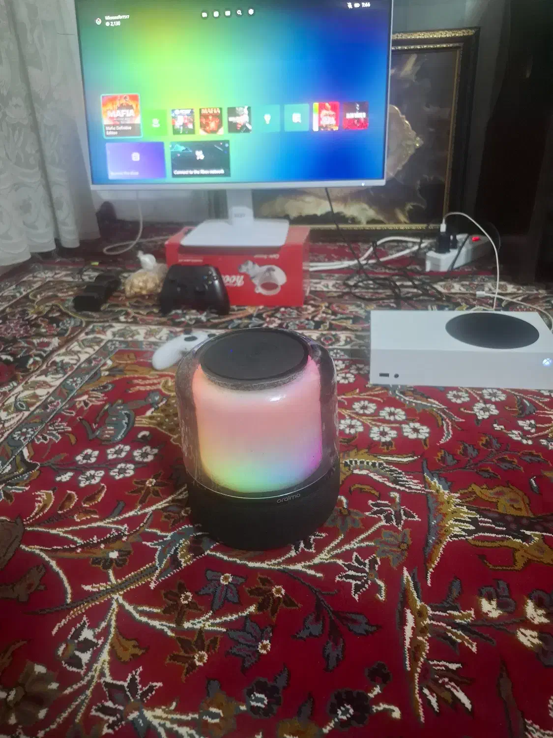 اسپیکر/بلوتوثی/360 درجه/اورایمو Oraimo Soundflow|سیستم صوتی خانگی|شیروان (خراسان), |دیوار