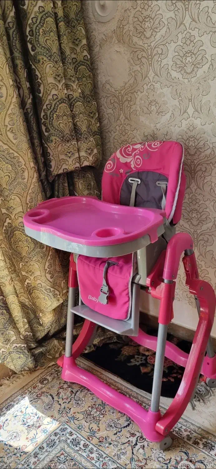 صندلی غذای کودک مارک. بیبیکو|تخت و صندلی بچه|باقرشهر, |دیوار