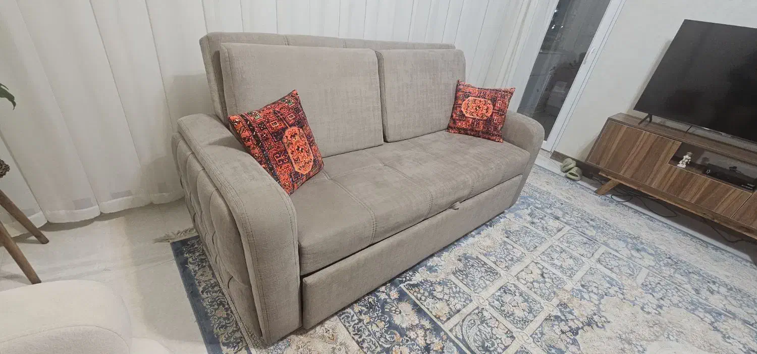 کاناپه تختخواب شو|مبلمان خانگی و میز عسلی|فولادشهر, C7|دیوار