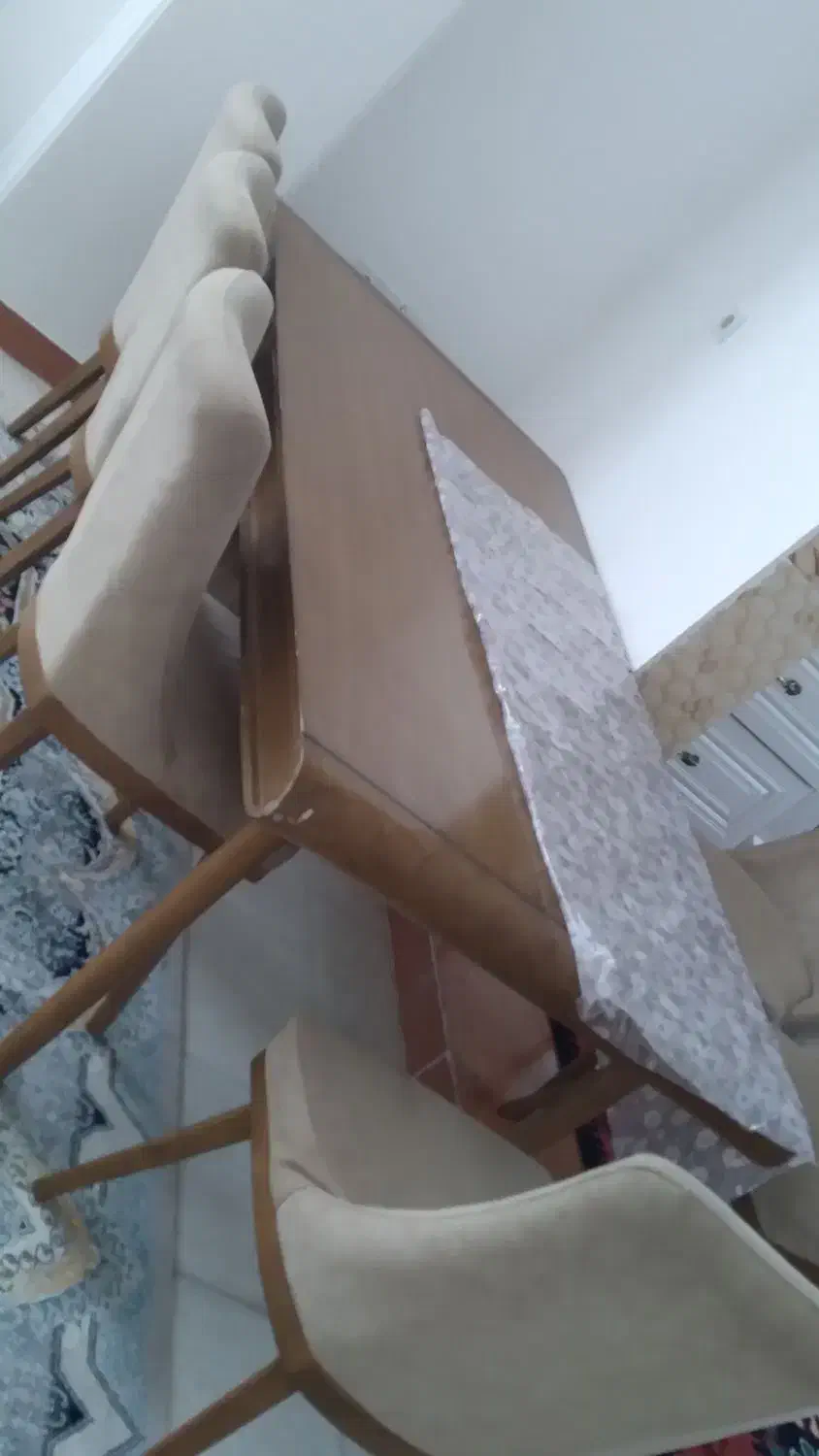 میزنهارخوری ۸نفره|میز و صندلی غذاخوری|سرخه, |دیوار