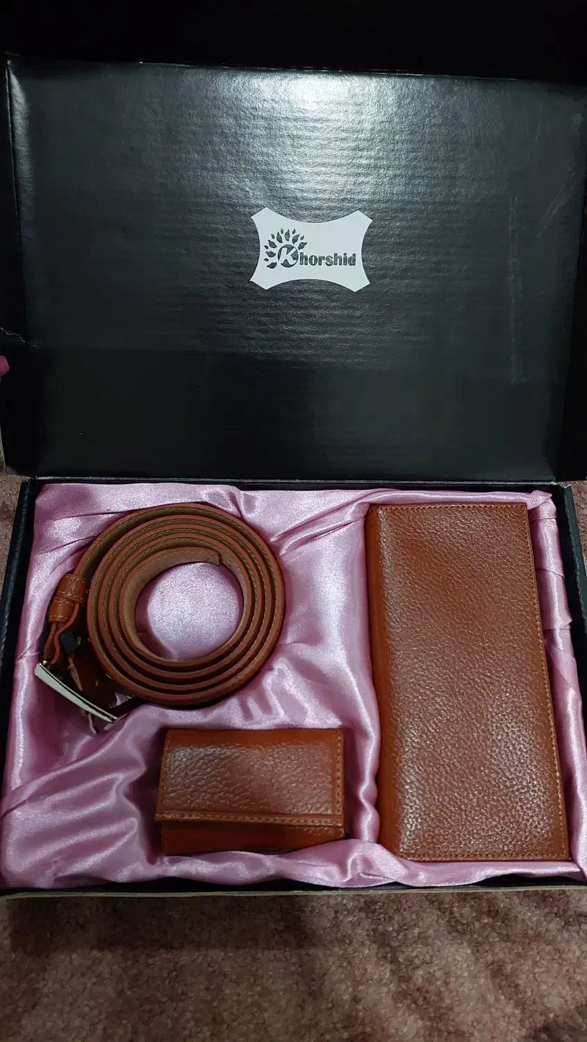 ست کیف و کمربند مارک چرم خورشید|کیف، کفش، کمربند|ایلام, |دیوار